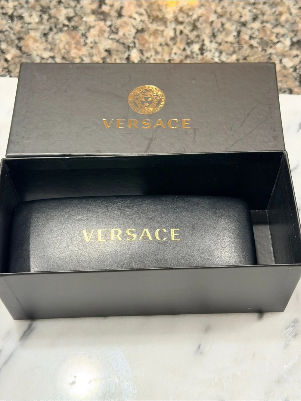 Versace Women’s Aviator Sunglasses - Red Gradient Lenses, Gold Frame, Red Bridge